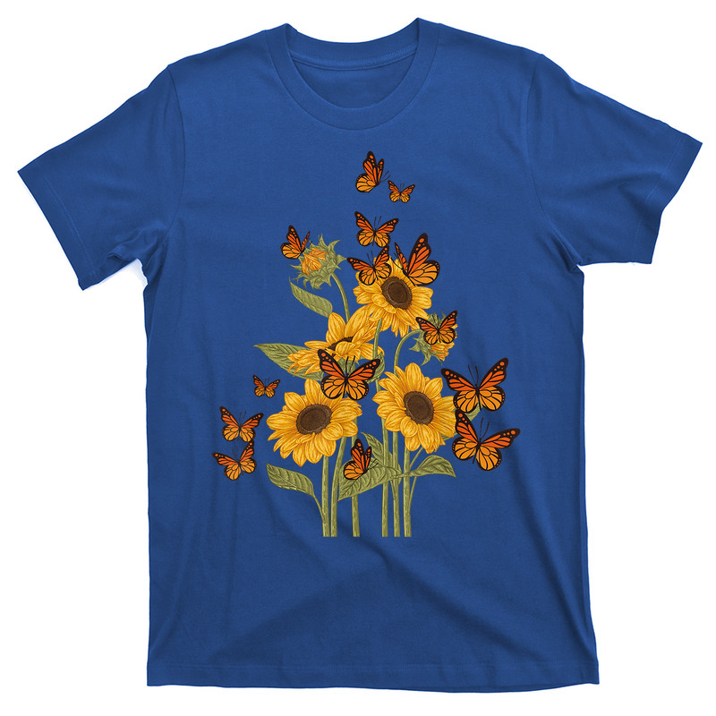 Butterfly Tree Beautiful Animal Butterflies Tree Nature T-shirt