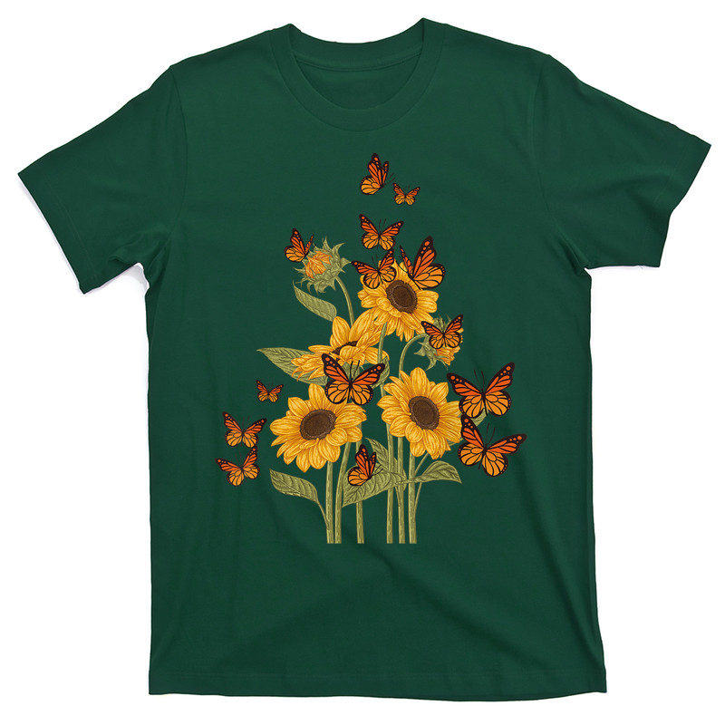 Butterfly Tree Beautiful Animal Butterflies Tree Nature T-shirt