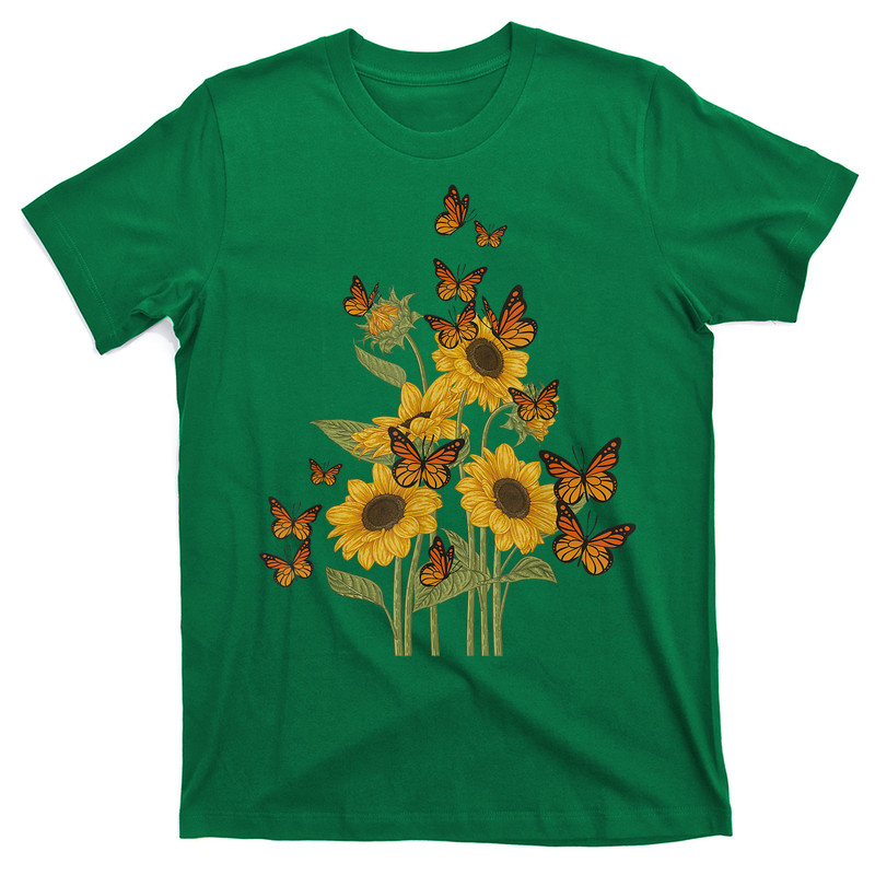 Butterfly Tree Beautiful Animal Butterflies Tree Nature T-shirt