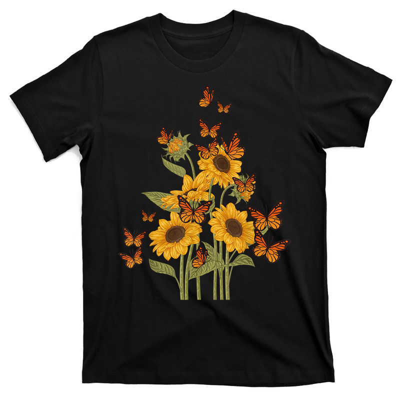 Butterfly Tree Beautiful Animal Butterflies Tree Nature T-shirt