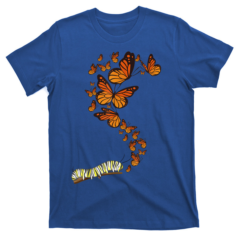 Cute Monarch Butterfly Love Heart T-shirt