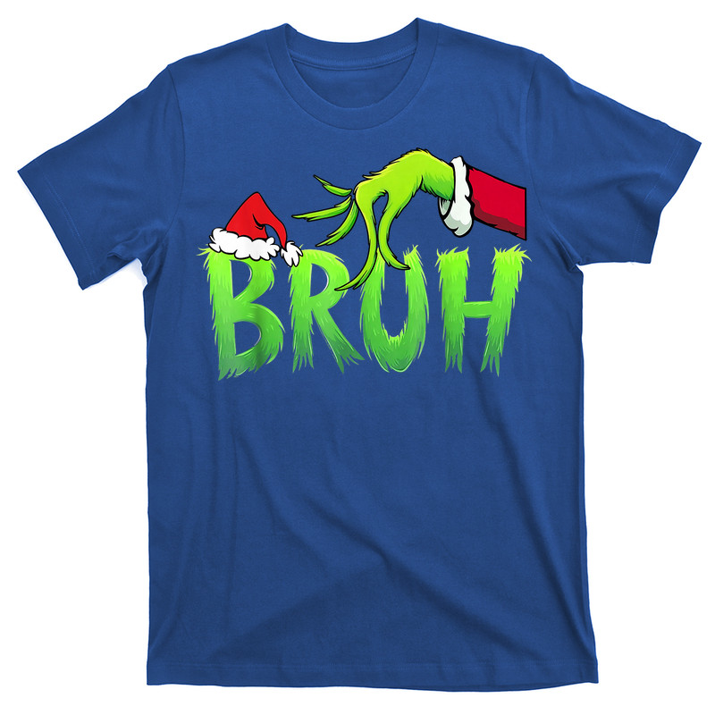 Bruh Christmas Shirt Kids Xmas Teens Boys Funny Christmas T-Shirt