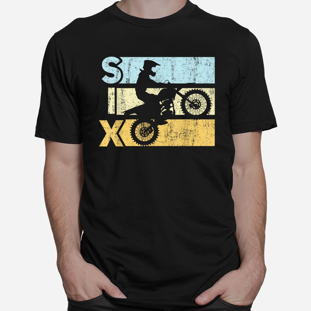 Motocross 6th Birthday Party MX Dirt Bike Birthday Shirt