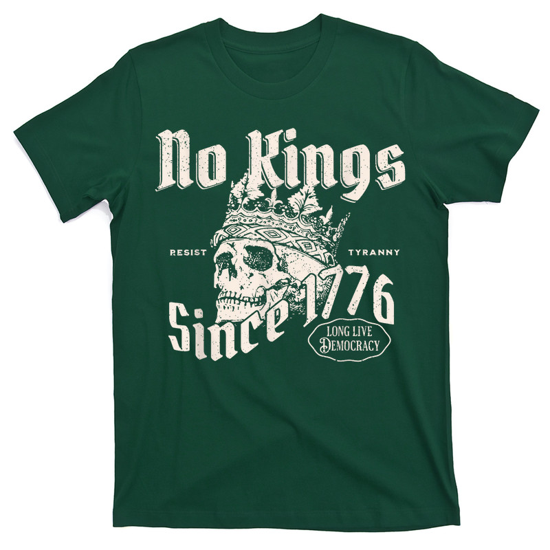 No Kings Since 1776 Skull T-shirt