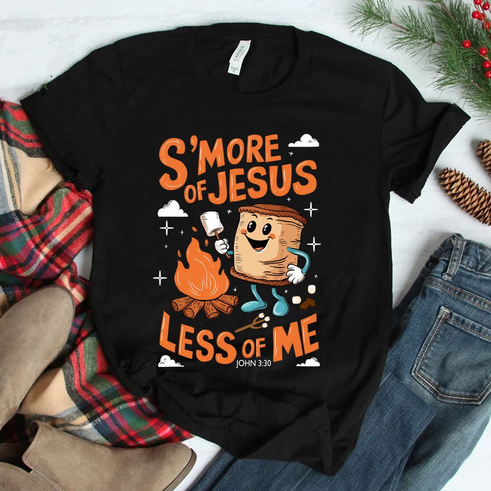 Smore Jesus Kawaii S'more Christian Funny Pun Religious Shirt