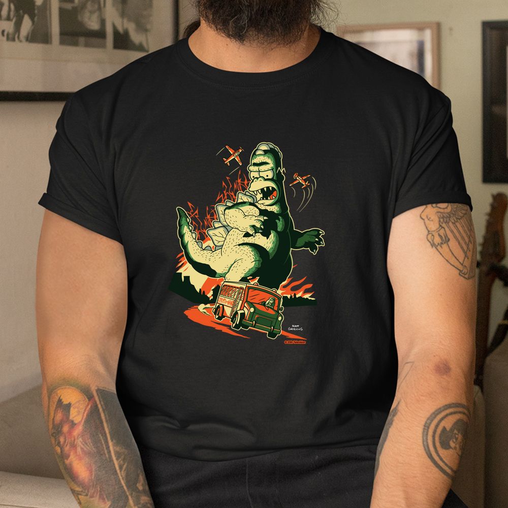 The Simpsons Treehouse Of Horror Homerzilla Terror Shirt