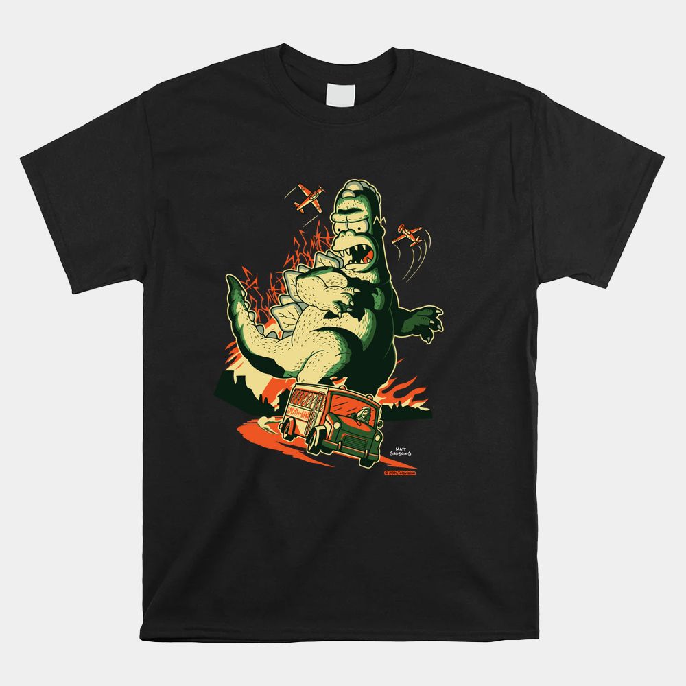 The Simpsons Treehouse Of Horror Homerzilla Terror Shirt