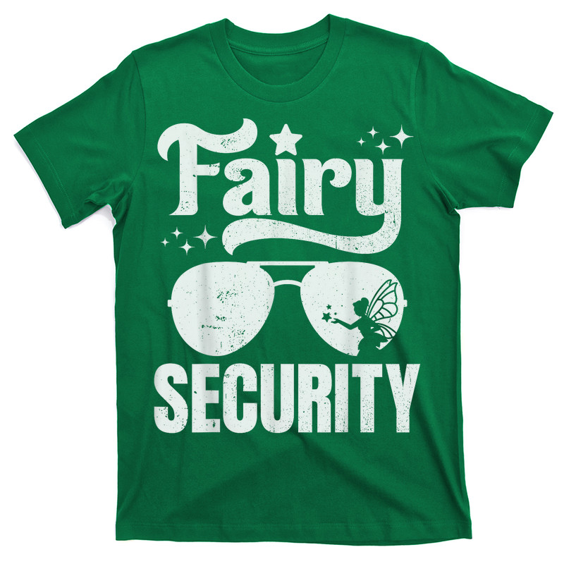 Fairy Security Protection Squad Birthday T-Shirt
