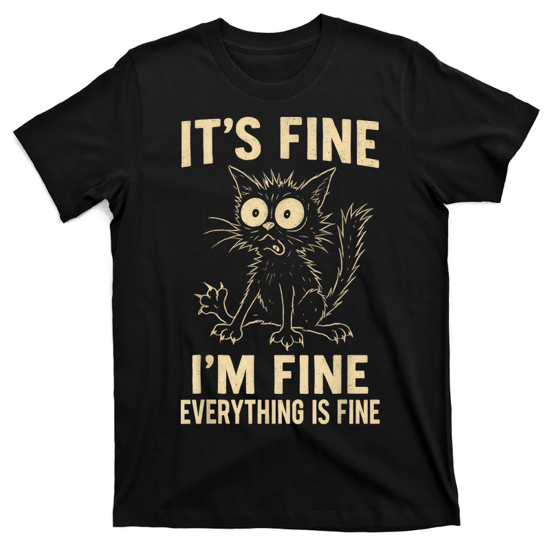 Funny Cat Weird Crazy Meme Cat T-Shirt