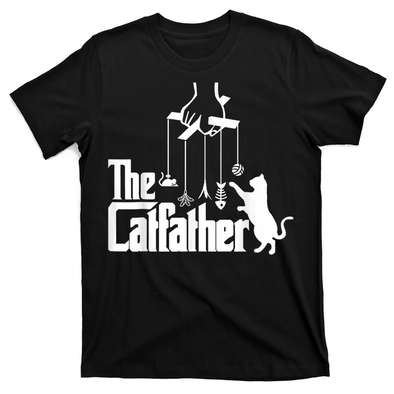 Cat Dad Life The Catfather T-shirt