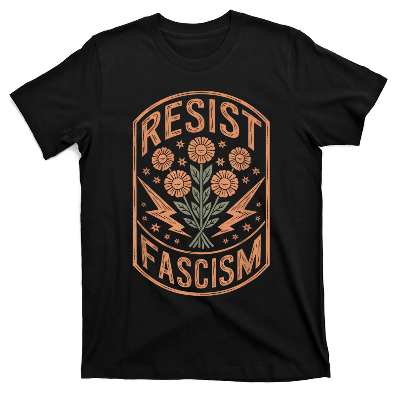 Resist Fascism Protes T-shirt