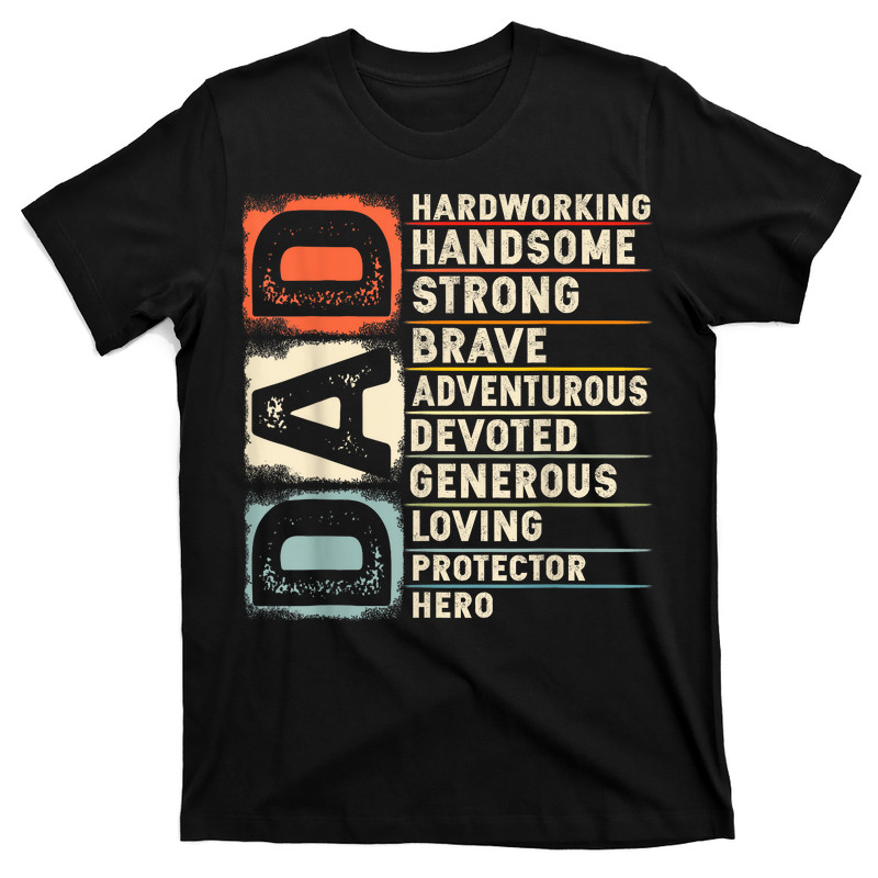 Definition Of Dad Retro Meme Joke T-shirt