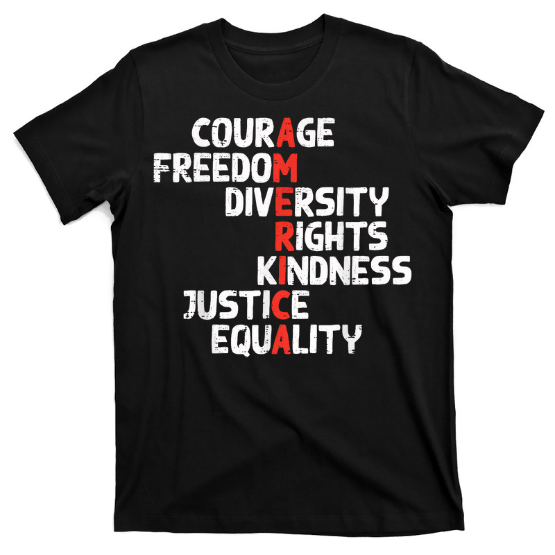 Protest America Courage Freedom Rights Resist T-shirt