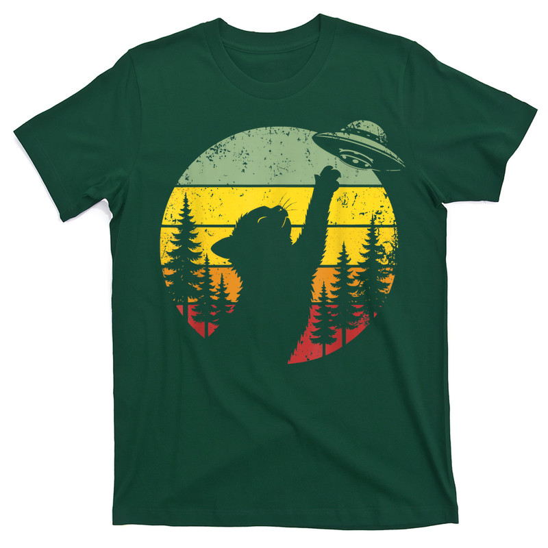Cat Ufo Shirt Alien Spaceship T-shirt