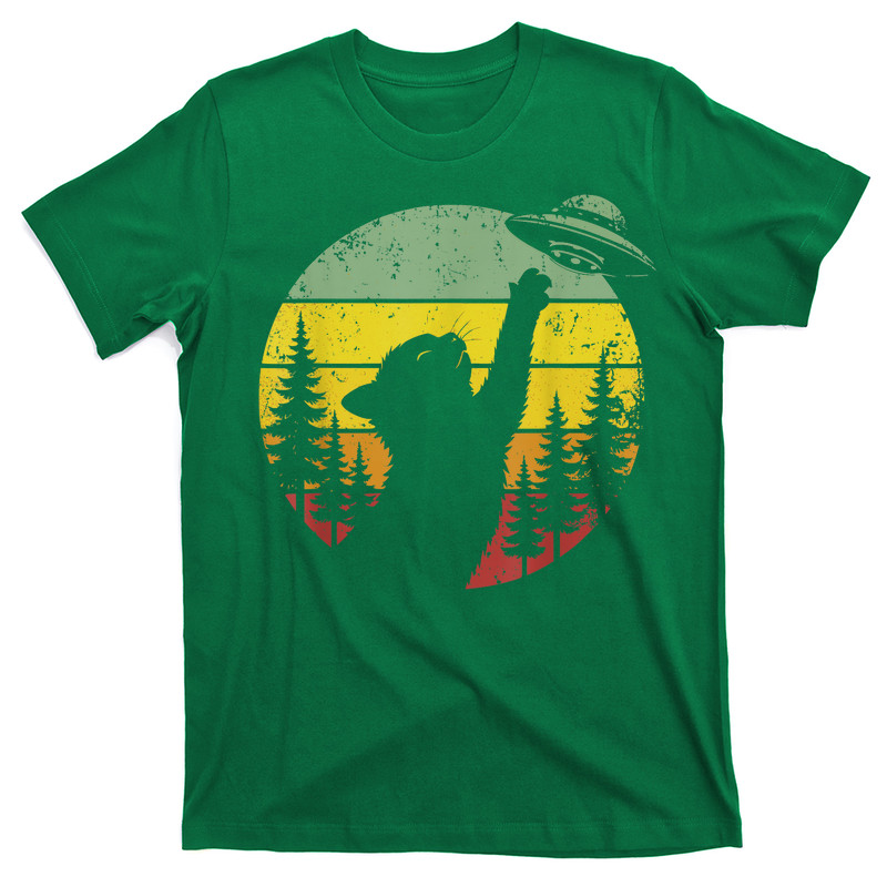 Cat Ufo Shirt Alien Spaceship T-shirt