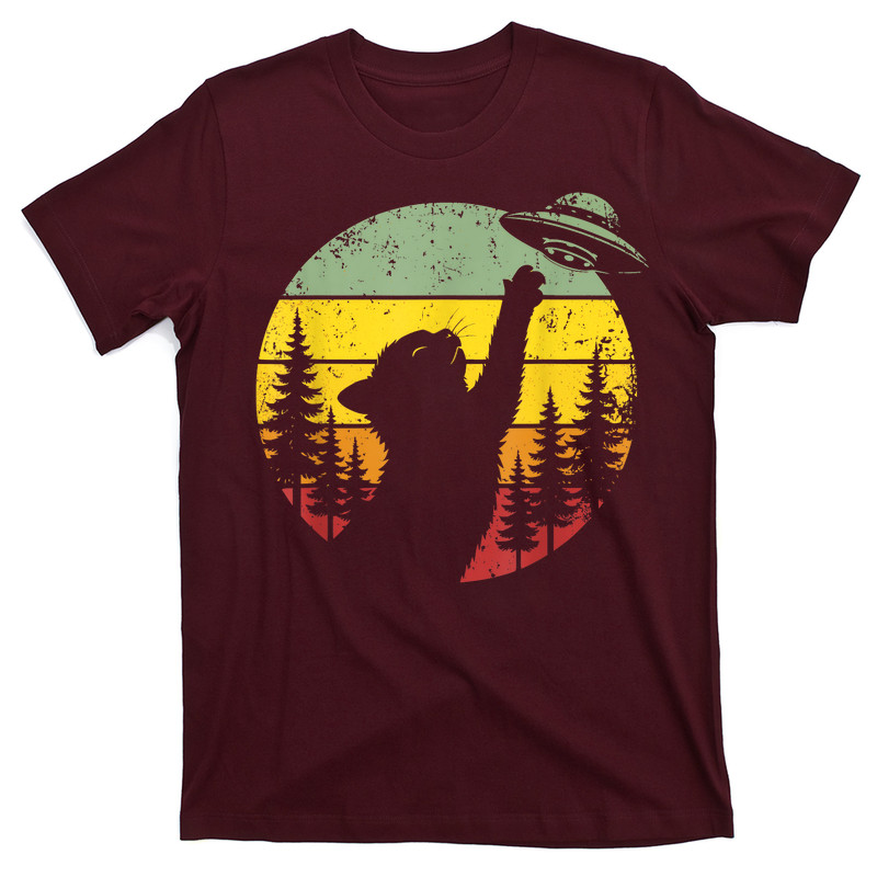 Cat Ufo Shirt Alien Spaceship T-shirt