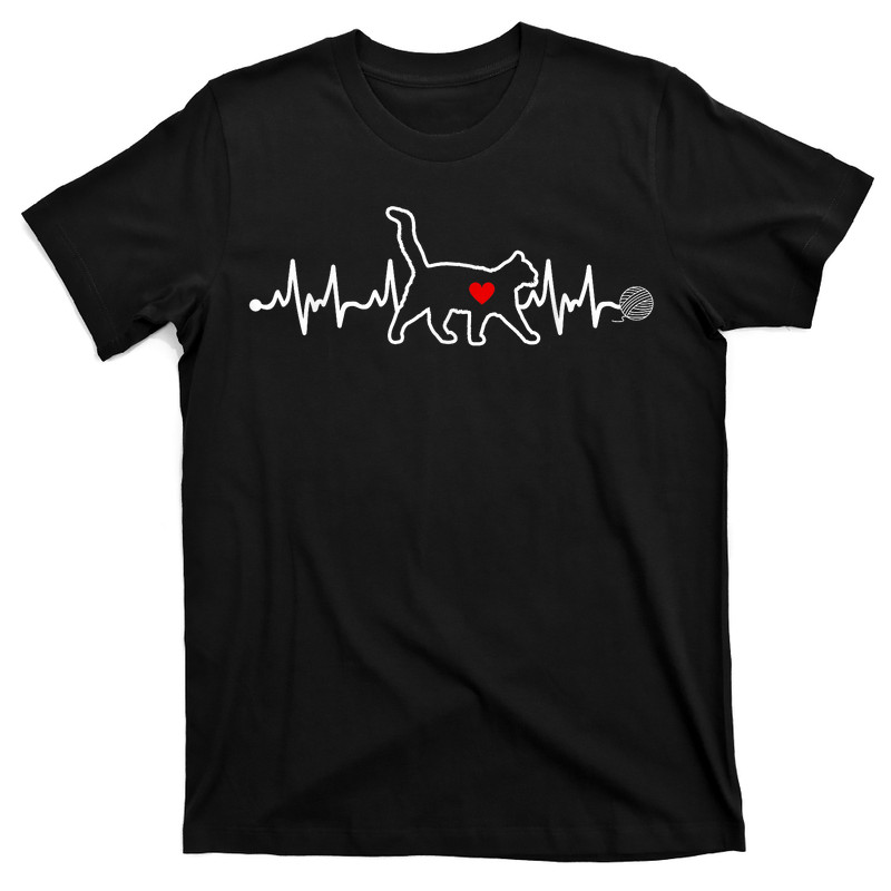 Cat Heartbeat  T-shirt