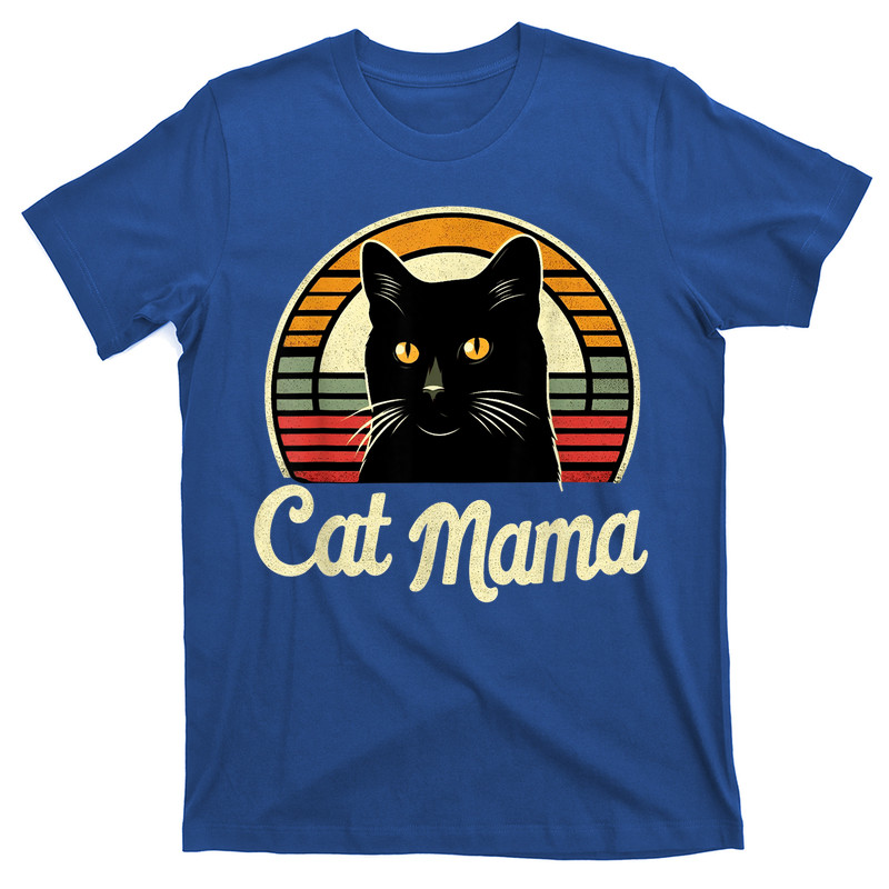 Cat Mama Cool Black Cat T-shirt