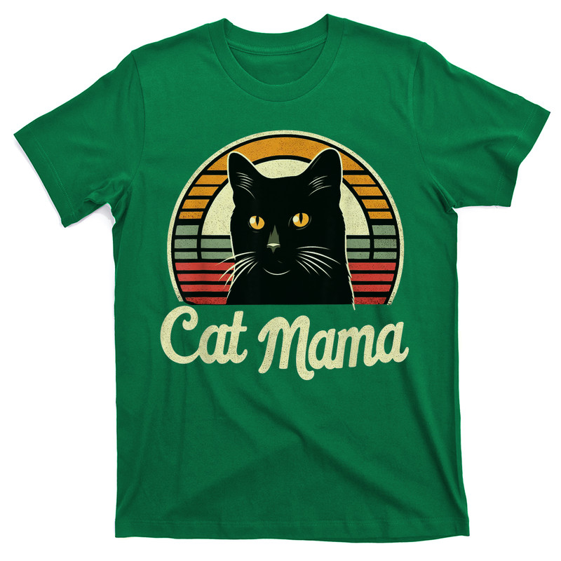 Cat Mama Cool Black Cat T-shirt