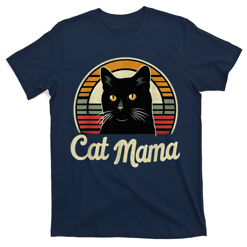 Cat Mama Cool Black Cat T-shirt