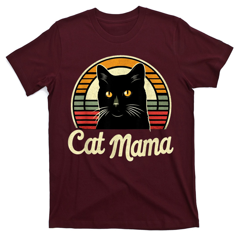 Cat Mama Cool Black Cat T-shirt