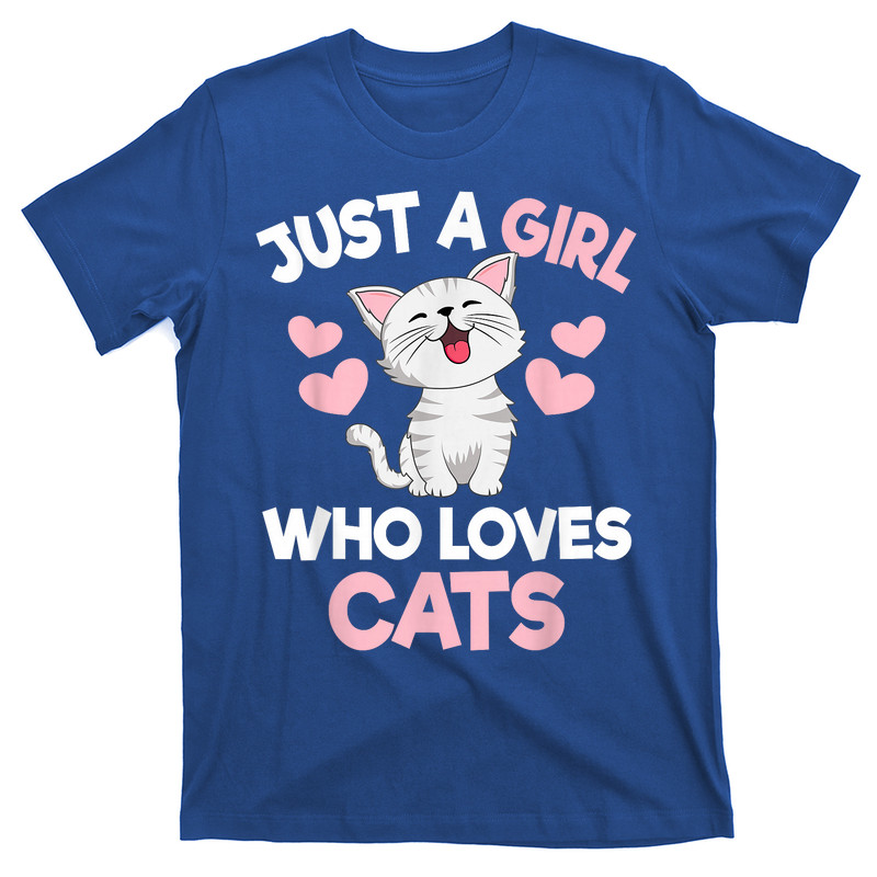 Just A Girl Who Loves Cats T-shirt