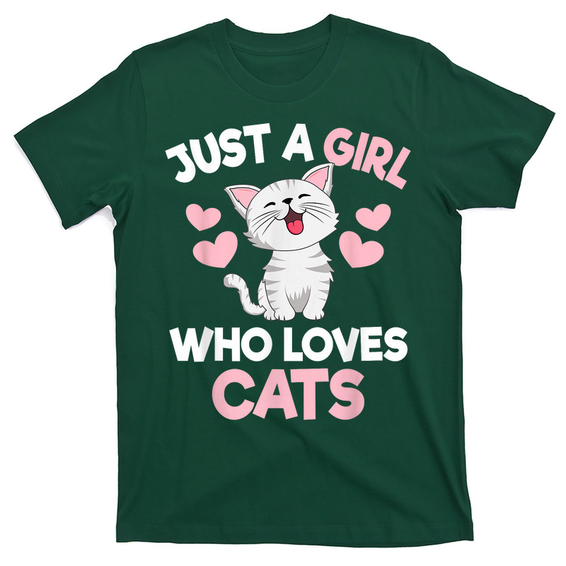 Just A Girl Who Loves Cats T-shirt
