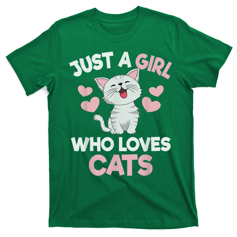 Just A Girl Who Loves Cats T-shirt