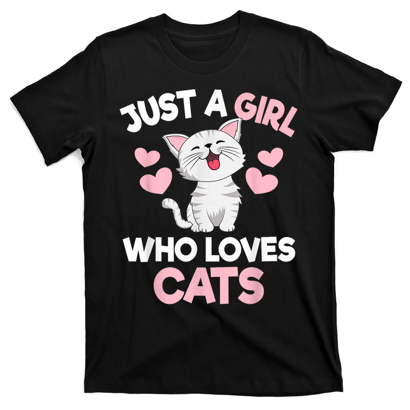 Just A Girl Who Loves Cats T-shirt