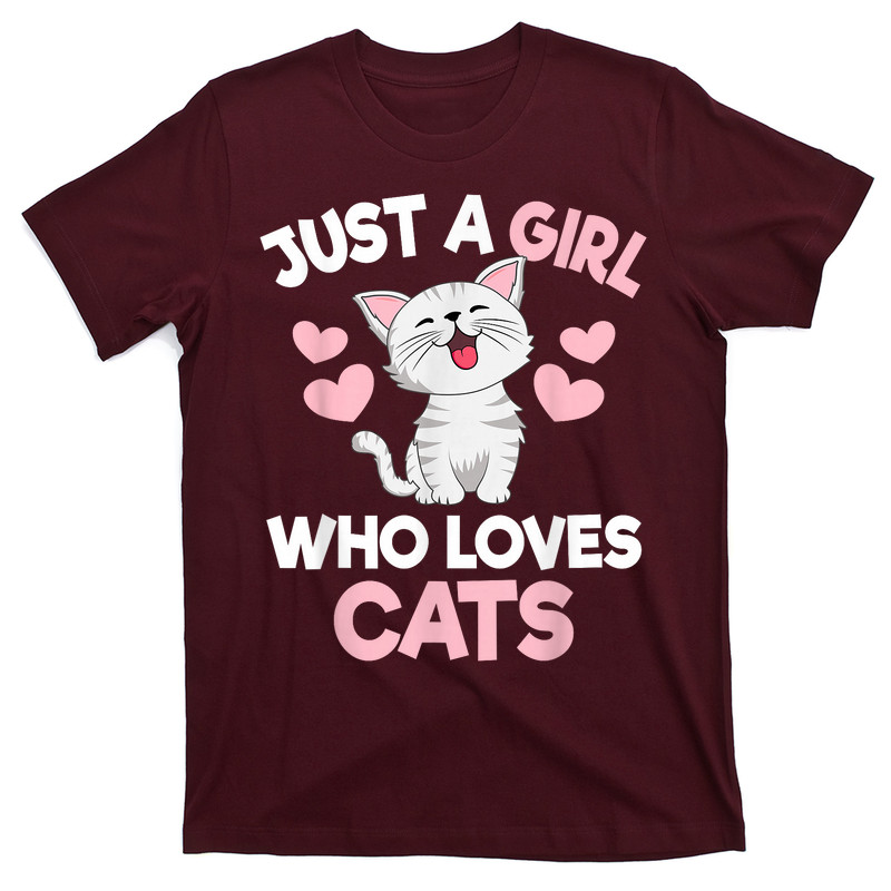 Just A Girl Who Loves Cats T-shirt