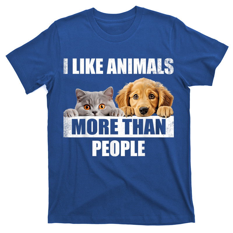 I Like Animals More Than People T-shirt