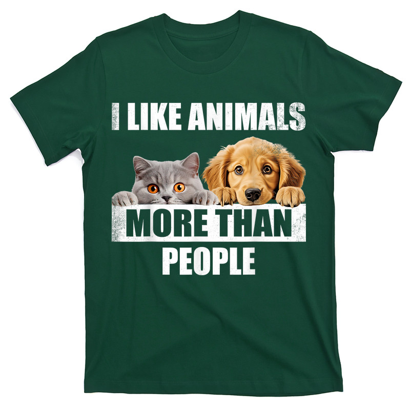 I Like Animals More Than People T-shirt