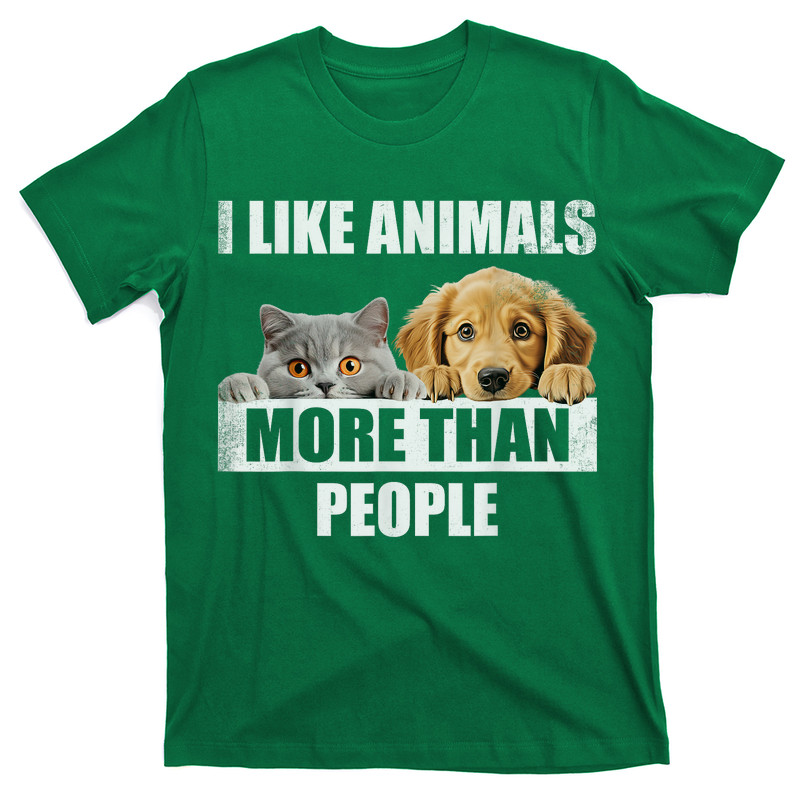 I Like Animals More Than People T-shirt