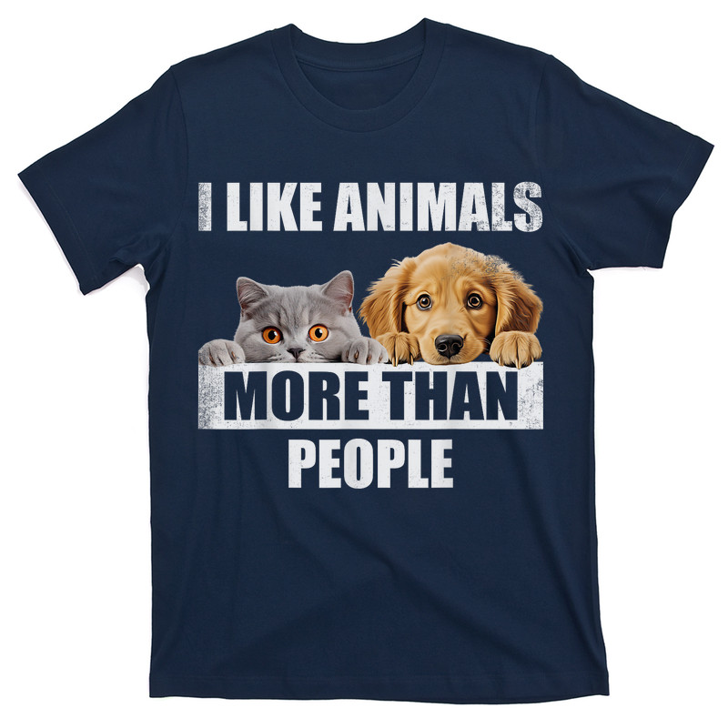 I Like Animals More Than People T-shirt