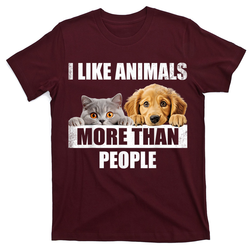 I Like Animals More Than People T-shirt
